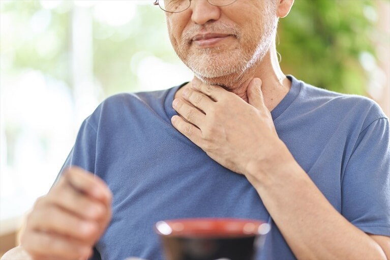 進行した場合の食道がんの症状は？