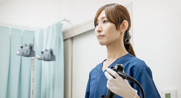 朝から夕方まで幅広い時間帯を選択できる内視鏡検査