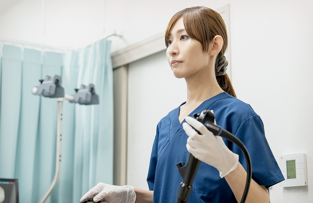 朝から夕方まで幅広い時間帯を選択できる内視鏡検査